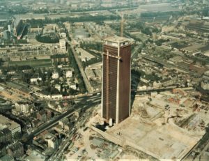 Construction de la tour Pleyel